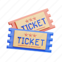 ticket, tickets, show, coupon, pass, cinema 