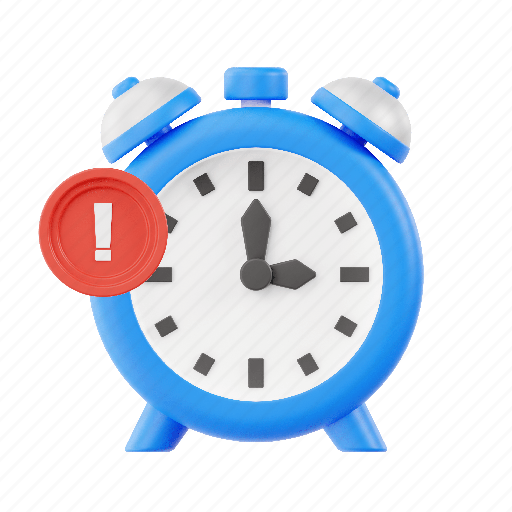 Alarm, time, notification, timer 3D illustration - Download on Iconfinder