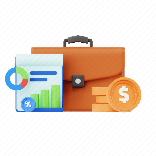 Business, briefcase, job, worker 3D illustration - Download on Iconfinder