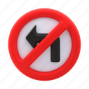 no, turn-left, turn, left, traffic, road, sign