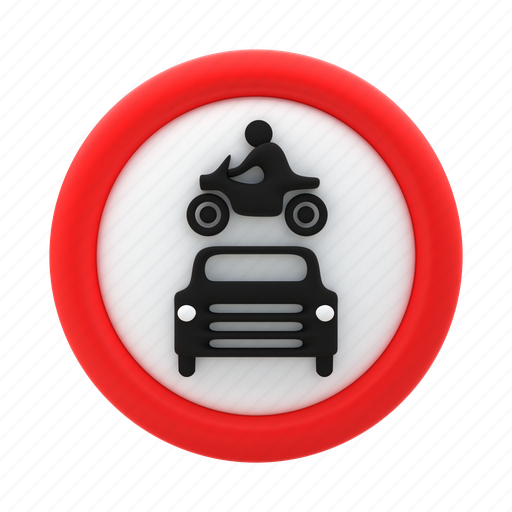 No, motor, vehicle, traffic, road, sign, warning icon - Download on Iconfinder