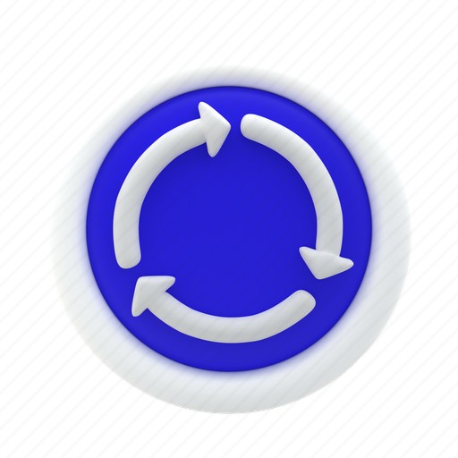 Round, about, round-about, traffic, sign, arrow icon - Download on Iconfinder