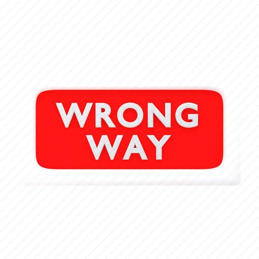 Wrongway, wrong, way, traffic, sign, warning, road icon - Download on Iconfinder