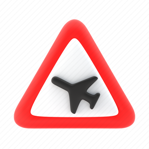 Airport, sign, traffic, road, transport, transportation, plane icon - Download on Iconfinder