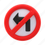 no, turn-left, turn, left, traffic, road, sign 