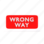 wrongway, wrong, way, traffic, sign, warning, road 