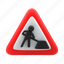 roadwork, road, work, traffic, warning, sign 