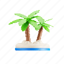 palm, tree, min, tropical, summer, leaf, beach, coconut, hawaii 
