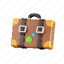 suitcase, min, bag, baggage, luggage, journey, vacation, travel, traveler 