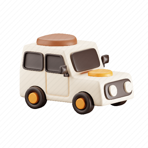 Car, min, transport, shipping, automobile, travel, holiday 3D illustration - Download on Iconfinder