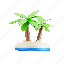 palm, tree, min, tropical, summer, leaf, beach, coconut, hawaii 