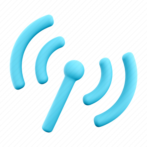 Png, wifi, signal, internet, network, online, connection 3D illustration - Download on Iconfinder