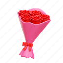 rose bouquet, rose, flower, bouquet, valentine 
