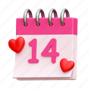 valentine, calendar, event, day 