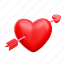 love arrow, arrow, heart, cupid arrow, valentine 