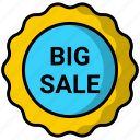 big sale, badge, sale badge, award, black friday, shopping sale