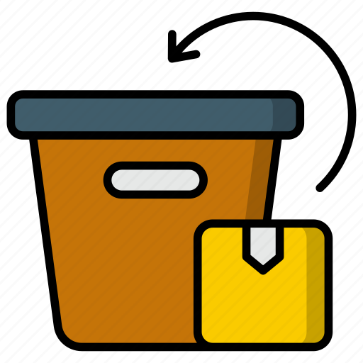 Return, return product, box, return items, package, parcel icon - Download on Iconfinder