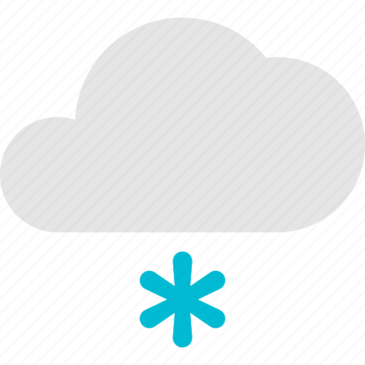 Cloud, flake, flurry, snow, weather icon - Download on Iconfinder