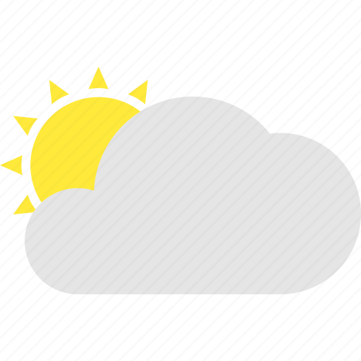 Cloud, cloudy, day, mostly, sun, weather icon - Download on Iconfinder