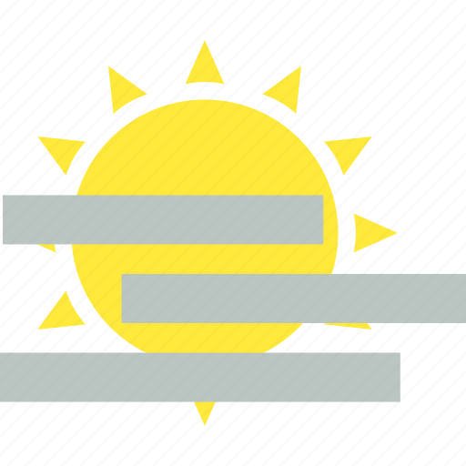 Haze, hazy, sun, sunshine, weather icon - Download on Iconfinder
