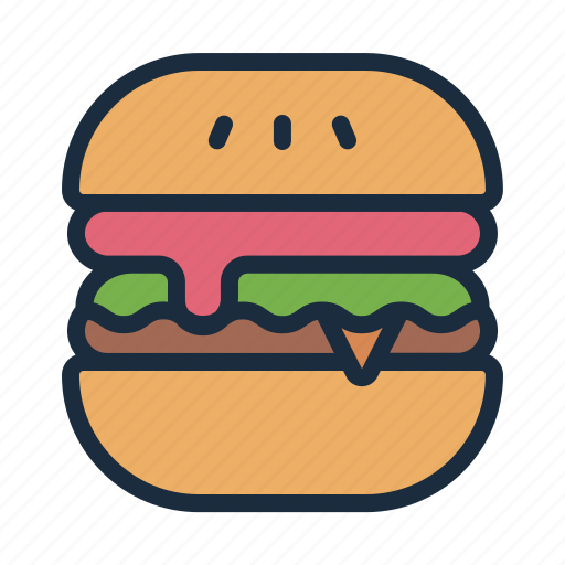 Burger, fast, food, usa, restaurant icon - Download on Iconfinder