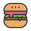burger, fast, food, usa, restaurant 