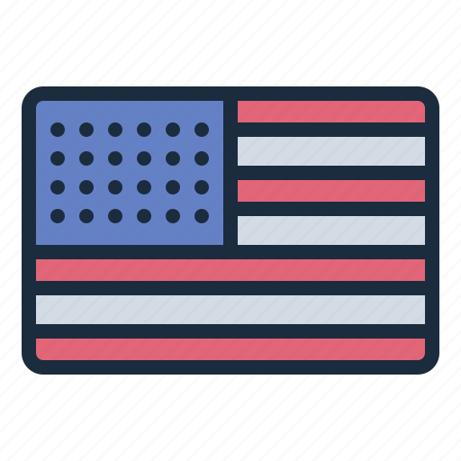 Usa, flag, united states of america, 4th july, independence day icon - Download on Iconfinder