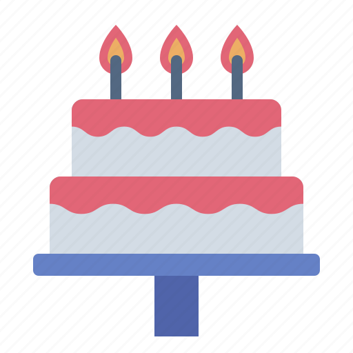 Birthday, cake, party, usa, dessert, food icon - Download on Iconfinder