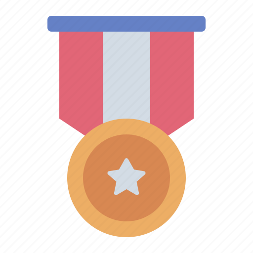 Medal, badge, usa, united states of america, 4th july, independence day icon - Download on Iconfinder