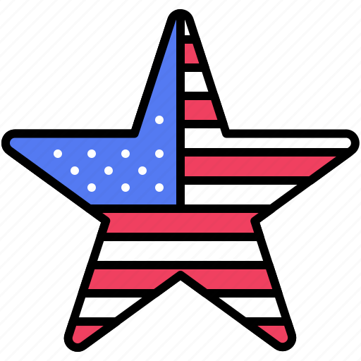 July, independence, ceremony, celebrate, america, star, united states icon - Download on Iconfinder