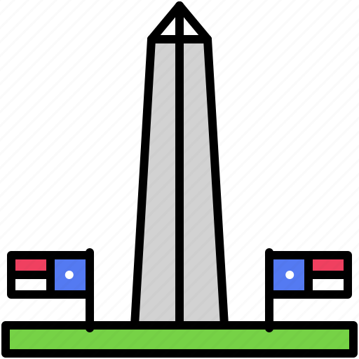 July, independence, ceremony, celebrate, america, obelisk, united states icon - Download on Iconfinder