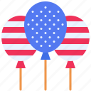 july, independence, ceremony, celebrate, america, balloon