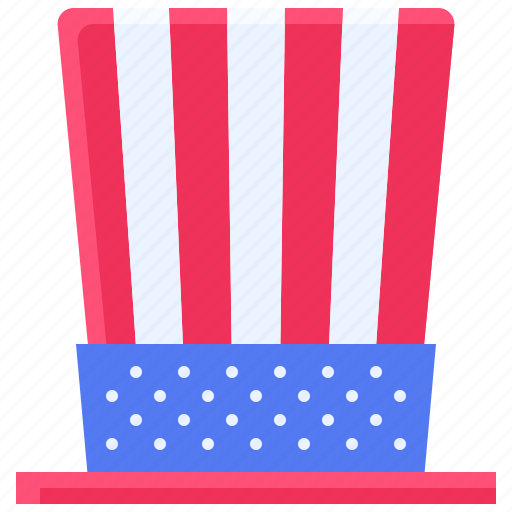 July, independence, ceremony, celebrate, america, hat icon - Download on Iconfinder