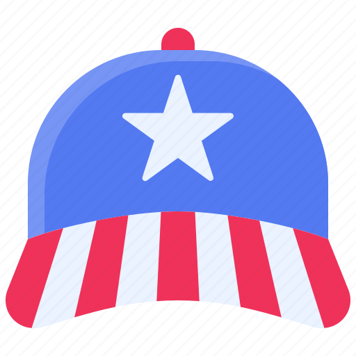 July, independence, ceremony, celebrate, america, cap icon - Download on Iconfinder