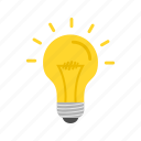 bulb, idea, creativity, power