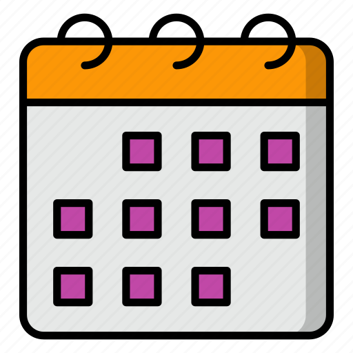 Calendar, month, project plan, schedule, timetable, appointment icon - Download on Iconfinder