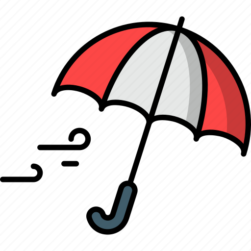 Umbrella, autumn, rain, rainy season, storm, keep dry icon - Download on Iconfinder