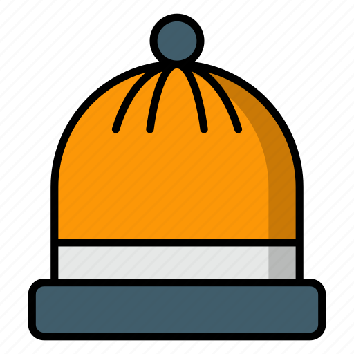 Hat, beanie, pompon, warm, wool, cap, knit icon - Download on Iconfinder