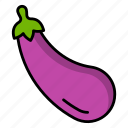 eggplant, aubergine, brinjal, purple, vegetable, food, healthy
