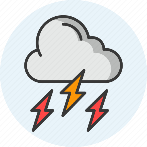 Thunderstorm, climate, clouds, rain, rainy season, storm, thunderbolt icon - Download on Iconfinder