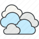 clouds, climate, forecast, weather, fog, puffy, sky