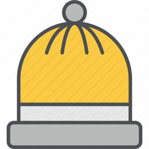 Hat, beanie, pompon, warm, wool, cap, knit icon - Download on Iconfinder