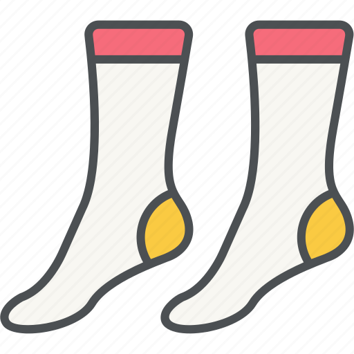 Socks, fashion, footwear, garment, wool, ankle, cotton icon - Download on Iconfinder
