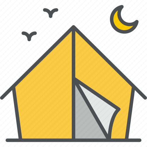 Camping, hiking, outdoors, shelter, survival, tent, adventure icon - Download on Iconfinder