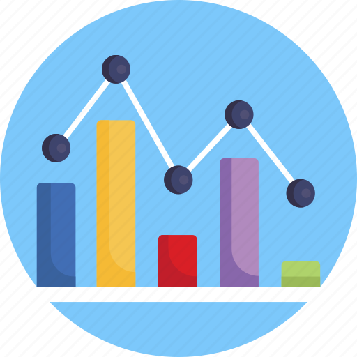 Data, science, graph, bar graph, line graph, analytics icon - Download on Iconfinder
