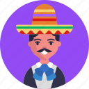 day of the dead, male, hat, avatar, user
