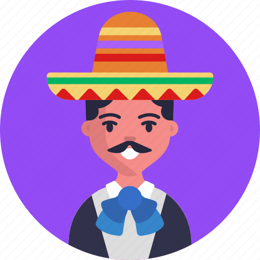 Day of the dead, male, hat, avatar, user icon - Download on Iconfinder
