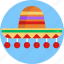 day of the dead, mexican, hat, costume 