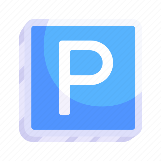 Parking, parking sign, alphabet, parking symbol, letter icon - Download on Iconfinder