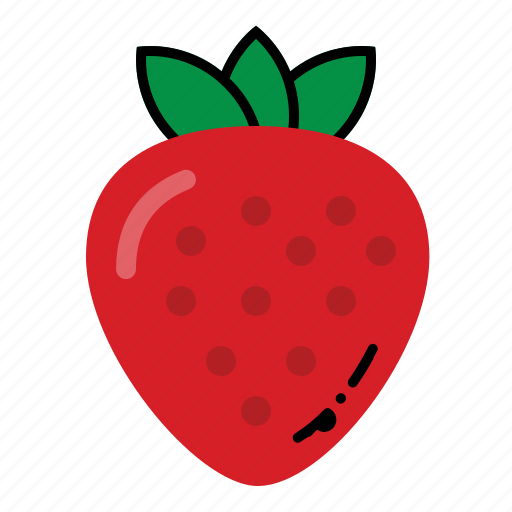 Fruit, simple, strawberry, fruits, healthy, fresh icon - Download on Iconfinder